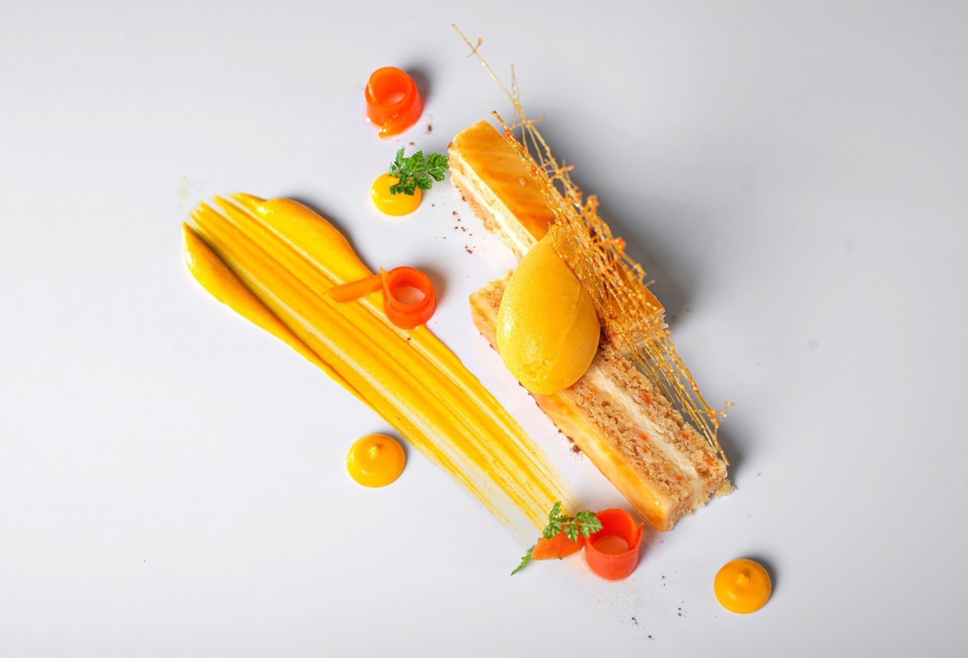 Tarta de zanahoria - Carrot cake - Ración